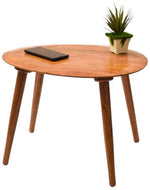 Bloomart Pokily Mango Wood Oval Shape Foldable Side Table