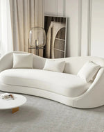 Bloomart Mwyrx Modern 3-Setare Sofa Couch with Curved Backrest