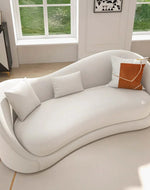 Bloomart Mwyrx Modern 3-Setare Sofa Couch with Curved Backrest