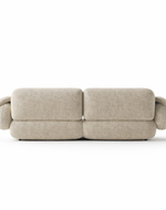 Bloomart Cloudora Off-White Bouclé 3-Seater Sofa Modern Cloud-Inspired Luxury Upholstered Sofa