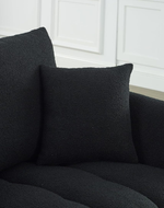 Bloomart Modern Cloud Sofa Couch, Comfy Upholstered Boucle Couch with Deep Seat, 3 Seater Sofa Oversized Loveseat with 3 Back Pillows for Living Room, Bedroom