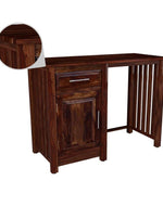 Bloomart Ambo Modern Sheesham Wood Storage Study Table with 1 Drawer and 1 Door