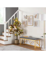 Norris Ford Zig-Zag Lines Solid Metal Shoe Rack.