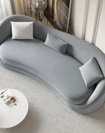 Bloomart Mwyrx Modern 3-Setare Sofa Couch with Curved Backrest