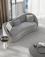 Bloomart Mwyrx Modern 3-Setare Sofa Couch with Curved Backrest