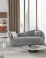 Bloomart Mwyrx Modern 3-Setare Sofa Couch with Curved Backrest