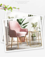 Wooden Twist Bonzer Velvet Fabric Modern Cafe Dining Chair with Metal Legs Stylish Seating for Kitchen and Dining Room