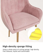 Wooden Twist Bonzer Velvet Fabric Modern Cafe Dining Chair with Metal Legs Stylish Seating for Kitchen and Dining Room