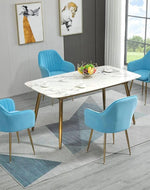 Wooden Twist Bonzer Velvet Fabric Modern Cafe Dining Chair with Metal Legs Stylish Seating for Kitchen and Dining Room