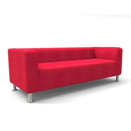 BLOOMART Snazzy Style Teak Wood 3 Seater Modern Sofa