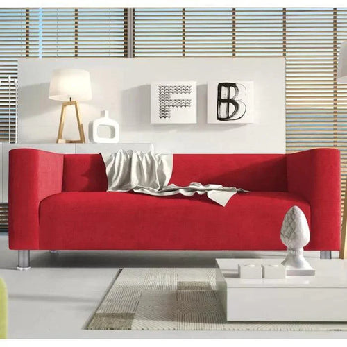 Bloomart Snazzy Style Teak Wood 3 Seater Modern Sofa
