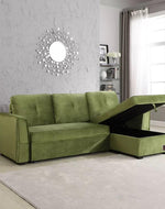 Madera 5 Seater L-Shape Sofa Cum Bed with Comfort Cushion