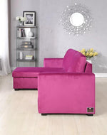 Madera 5 Seater L-Shape Sofa Cum Bed with Comfort Cushion