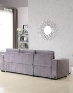 Madera 5 Seater L-Shape Sofa Cum Bed with Comfort Cushion