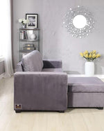 Madera 5 Seater L-Shape Sofa Cum Bed with Comfort Cushion