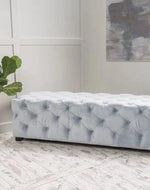 Wide Tufted Modern Bench For Living Room - Bloomart