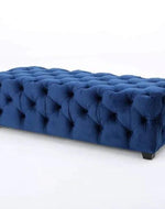 Wide Tufted Modern Bench For Living Room
