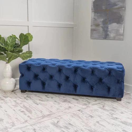 Wide Tufted Modern Bench For Living Room - Bloomart