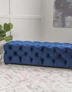 Wide Tufted Modern Bench For Living Room - Bloomart