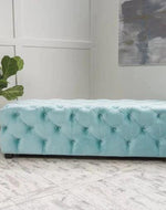 Wide Tufted Modern Bench For Living Room - Bloomart