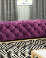 Wide Tufted Modern Bench For Living Room - Bloomart