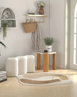 Bloomart Molecule Entryway Boucle Upholstered Ottoman Bench