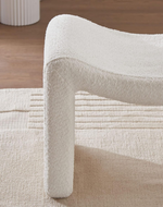 Bloomart Welcova Modern Stylish Design Vanity Entryway Ottoman Footrest with Padded Seat for Living Room, Bedroom