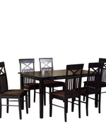 Solid Wood Dinning Table Set (6 Seater)