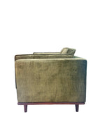 Bloomart Stylish Rectangular Modern 3 Seater Sofa ( Green )