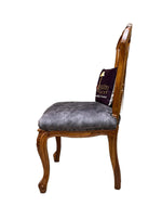 Wooden Twist Bartelso DesignerBack Hand Carved Teak Wood Dining Chair