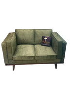Bloomart Stylish Rectangular Modern 3 Seater Sofa ( Green )