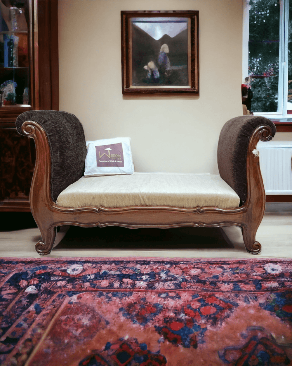Zestó Premium Sheesham Wood Bench Couch - Bloomart