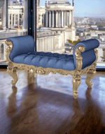 Hand Carved Teak Wood Bench Couch Sofa