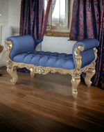 Hand Carved Teak Wood Bench Couch Sofa