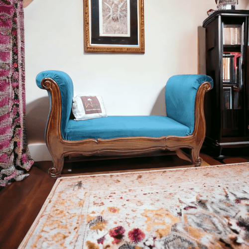 Fovero Sheesham Wood Bench Couch - Bloomart