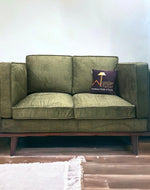 Bloomart Stylish Rectangular Modern 3 Seater Sofa ( Green ) - Bloomart