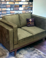 Bloomart Stylish Rectangular Modern 3 Seater Sofa ( Green )