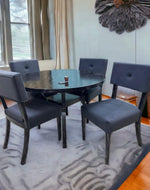 Teak Wood Dining Table Set