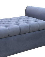 Bloomart Zamansız Button Tufted Design Premium Wood 2 Seater Storage Bench (Dark Grey)