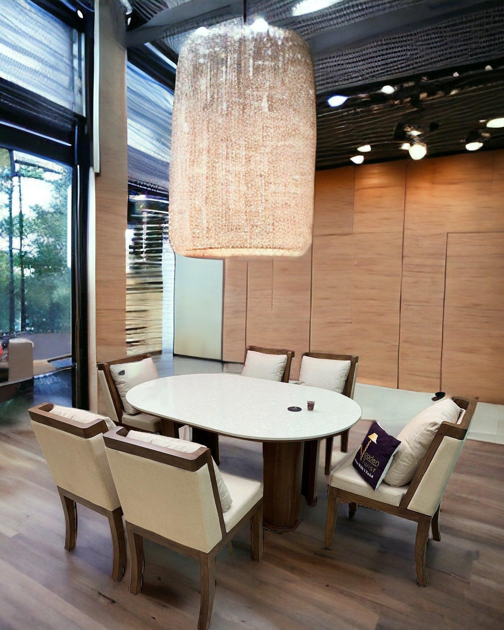 Teak Wood Dining Table Set
