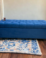 Bloomart Zelja Solid Wood Flip Top Storage Bench Couch