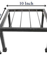 Plant Holder Stand ( Set Of 4 ) Metal & Iron for Home and Garden (Black)