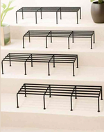 Stylish Iron Planters Stand Display Rack For Indoor Outdoor Use ( Set Of Four )