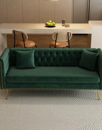 Bloomart Opulent Modern Sofa Elegant Velvet Seating 3 Seater Sofa Set