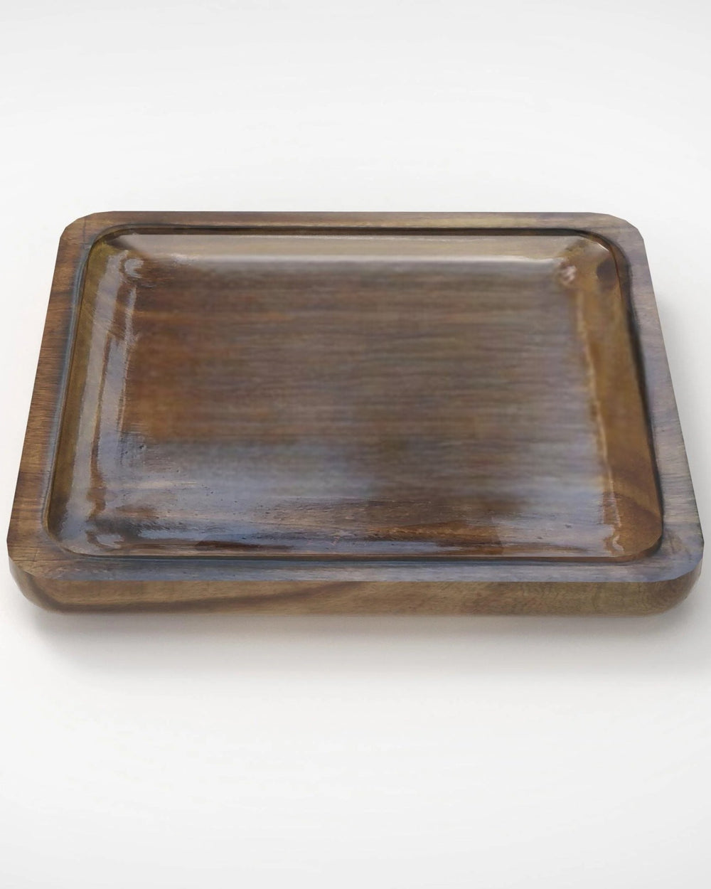 Superb Square Shaped Wooden Serving Tray