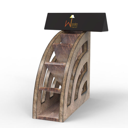 Handmade Wooden Remote Stand - Multipurpose Storage Organizer for TV, Sofa, and Office
