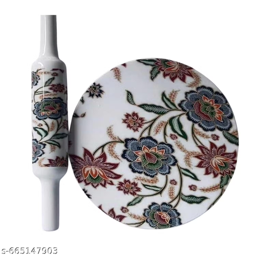 Elegant Multicolor Floral Botanical Design Baking Rolling Pin