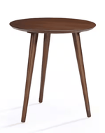 Bloomart Oslo Foldable Round Side Table Rustic Scandinavian Design for Bohemian Home Decor