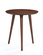 Bloomart Oslo Foldable Round Side Table Rustic Scandinavian Design for Bohemian Home Decor