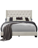 Bloomart Glory Elegant Velvet Upholstered Button Tufted Bed For Luxury Bedroom
